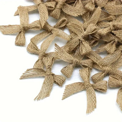 Fundă mică naturală din iută (set 100 buc) - CraftUp