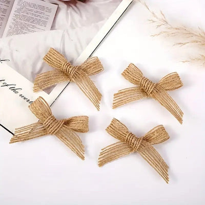 Fundă mică naturală din iută (set 100 buc) - CraftUp