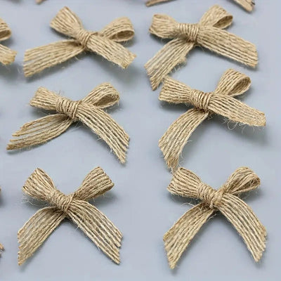 Fundă mică naturală din iută (set 100 buc) - CraftUp