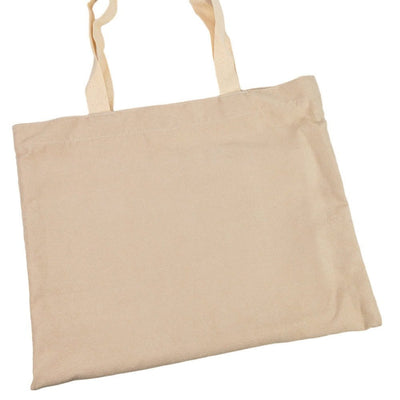 Geantă raiată cu mâner și capsă - alb - 40x31cm - CraftUp