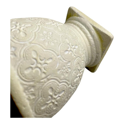 Ghiveci ceramic rotund model regal 10x10cm - beige - CraftUp