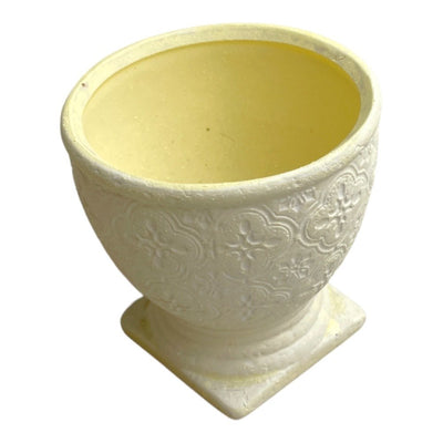 Ghiveci ceramic rotund model regal 10x10cm - beige - CraftUp