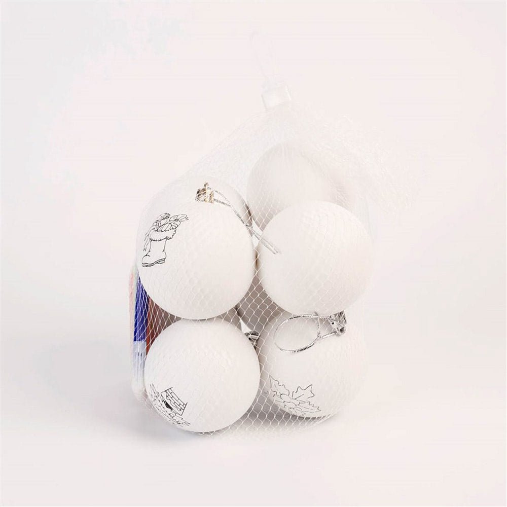 Globuri de brad de colorat (set 8 buc) - CraftUp