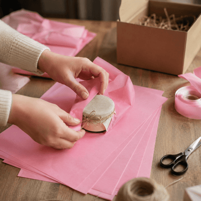 Hârtie de mătase pentru ambalat (set 10 buc) - CraftUp