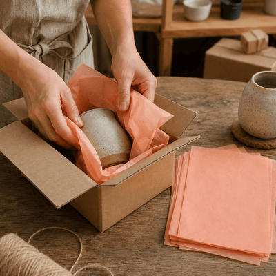 Hârtie de mătase pentru ambalat (set 10 buc) - CraftUp