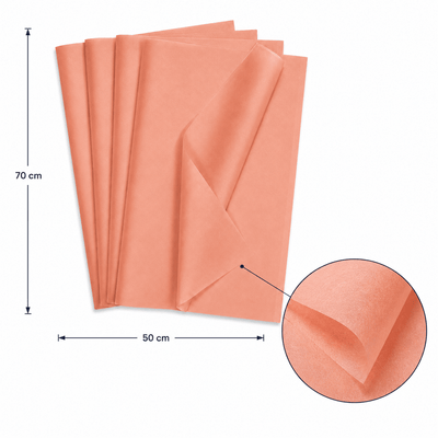 Hârtie de mătase pentru ambalat (set 10 buc) - CraftUp