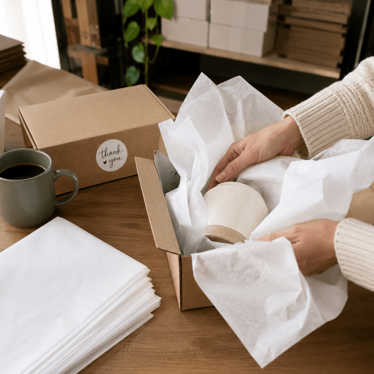 Hârtie de mătase pentru ambalat (set 10 buc) - CraftUp