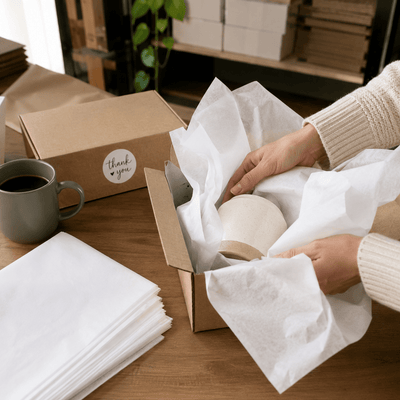 Hârtie de mătase pentru ambalat (set 10 buc) - CraftUp