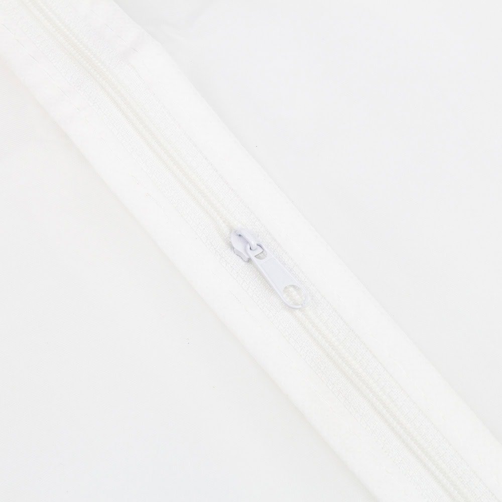 Huse plastic groase cu fermoar pentru haine - alb mat - 60x100cm - CraftUp