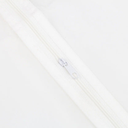 Huse plastic groase cu fermoar pentru haine - alb mat - 60x120cm - CraftUp