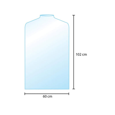 Huse transparente pentru haine (set 100 buc) - CraftUp