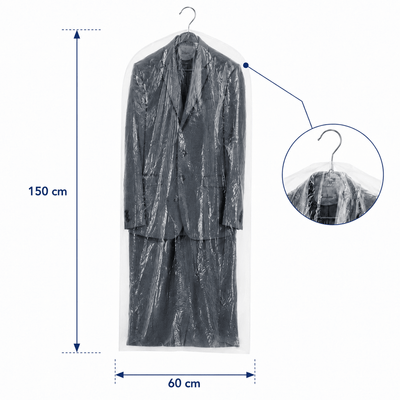 Huse transparente pentru haine (set 100 buc) - CraftUp