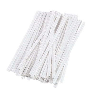 Legături hartie 9cm - Alb (set 1000 buc) - CraftUp