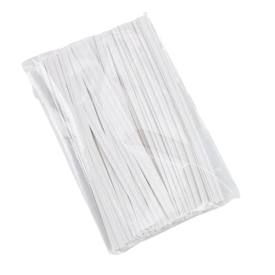 Legături hartie 9cm - Alb (set 1000 buc) - CraftUp