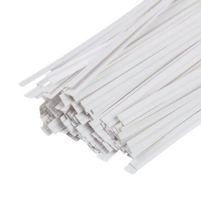 Legături hartie 9cm - Alb (set 1000 buc) - CraftUp
