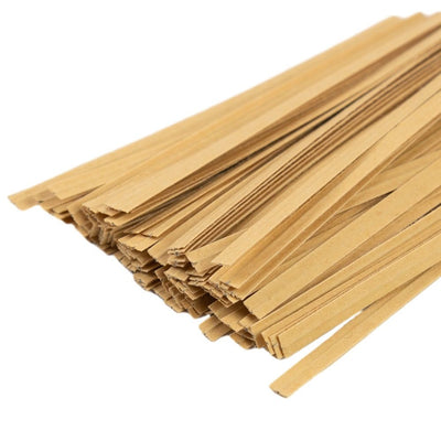 Legături hartie 9cm - Kraft (set 1000 buc) - CraftUp