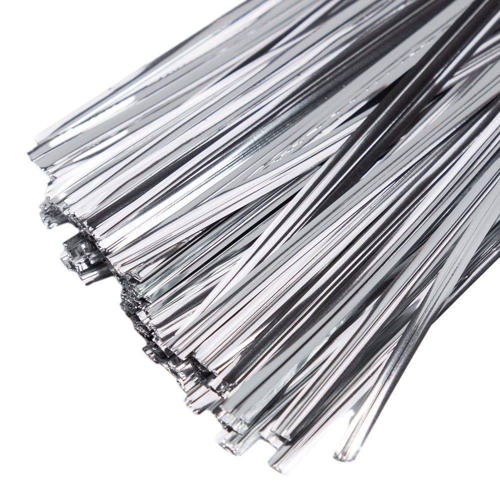 Legături plastic 10cm - Argintiu (set 800 buc) - CraftUp