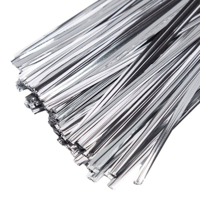 Legături plastic 10cm - Argintiu (set 800 buc) - CraftUp