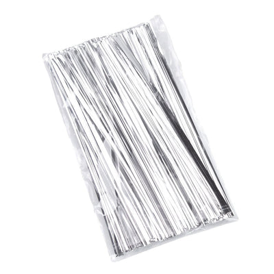 Legături plastic 10cm - Argintiu (set 800 buc) - CraftUp