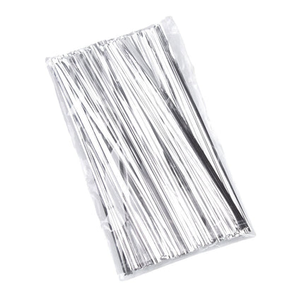 Legături plastic 10cm - Argintiu (set 800 buc) - CraftUp