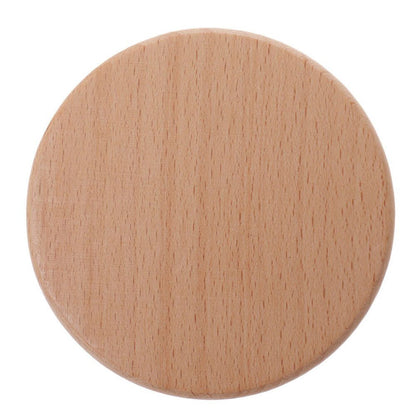 Magnet gravabil din lemn – rotund - CraftUp