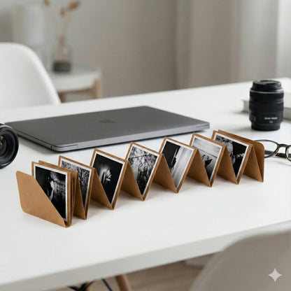 Mini album foto tip acordeon pentru 9 poze - CraftUp