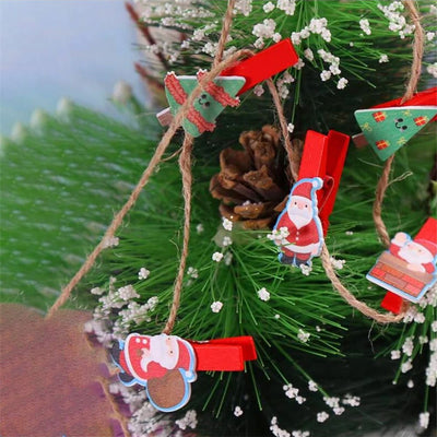 Mini cârlige decorative CRĂCIUN 1 (set 10 buc) - CraftUp