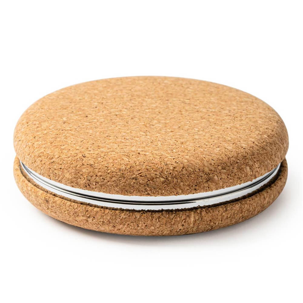 Oglindă de buzunar din plută MACARON - CraftUp