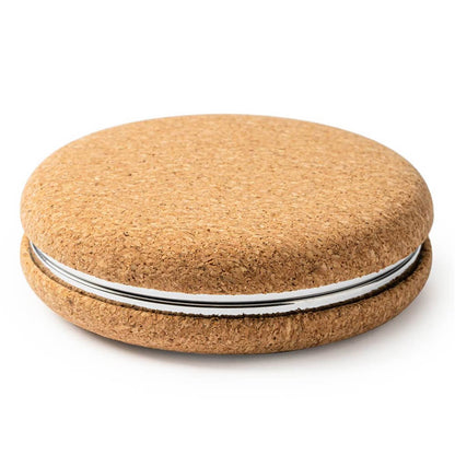 Oglindă de buzunar din plută MACARON - CraftUp