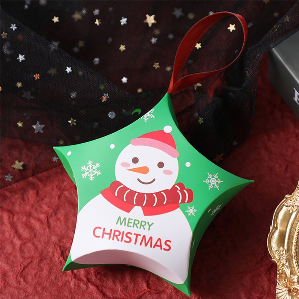 Ornament de brad din carton CRĂCIUN 1 (set 10 buc) - CraftUp