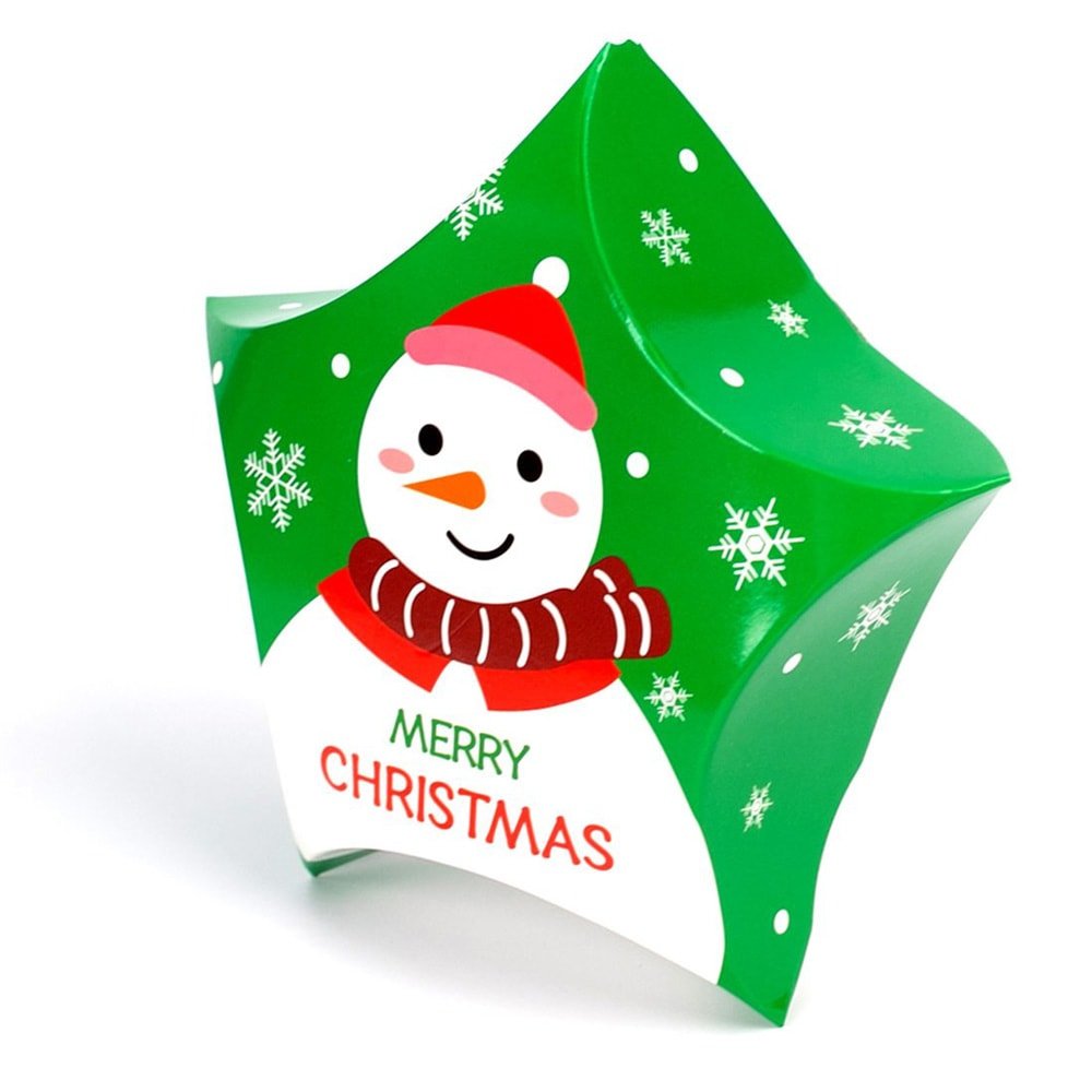 Ornament de brad din carton CRĂCIUN 1 (set 10 buc) - CraftUp