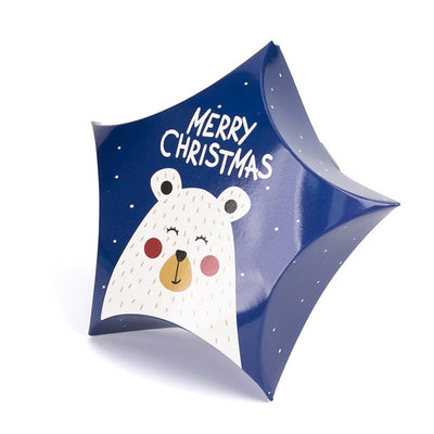 Ornament de brad din carton CRĂCIUN 2 (set 10 buc) - CraftUp