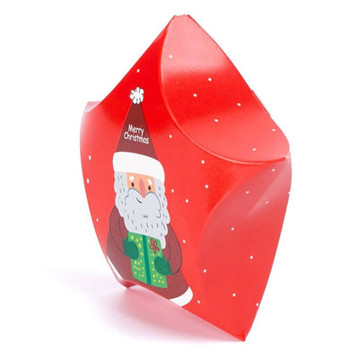 Ornament de brad din carton CRĂCIUN 5 (set 10 buc) - CraftUp
