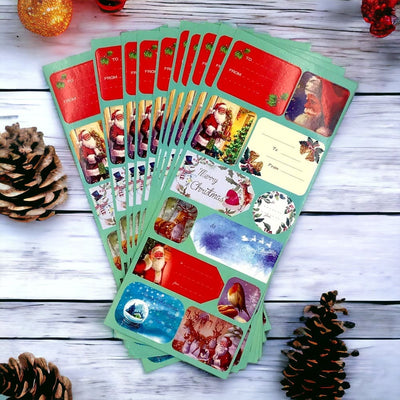 Pachet stickere Crăciun2 (set 120 buc) - CraftUp