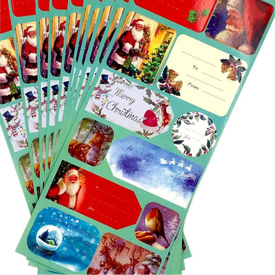 Pachet stickere Crăciun2 (set 120 buc) - CraftUp
