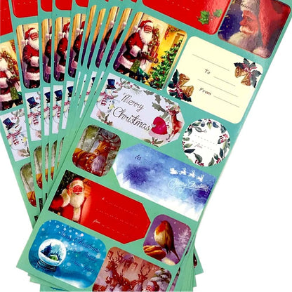 Pachet stickere Crăciun2 (set 120 buc) - CraftUp