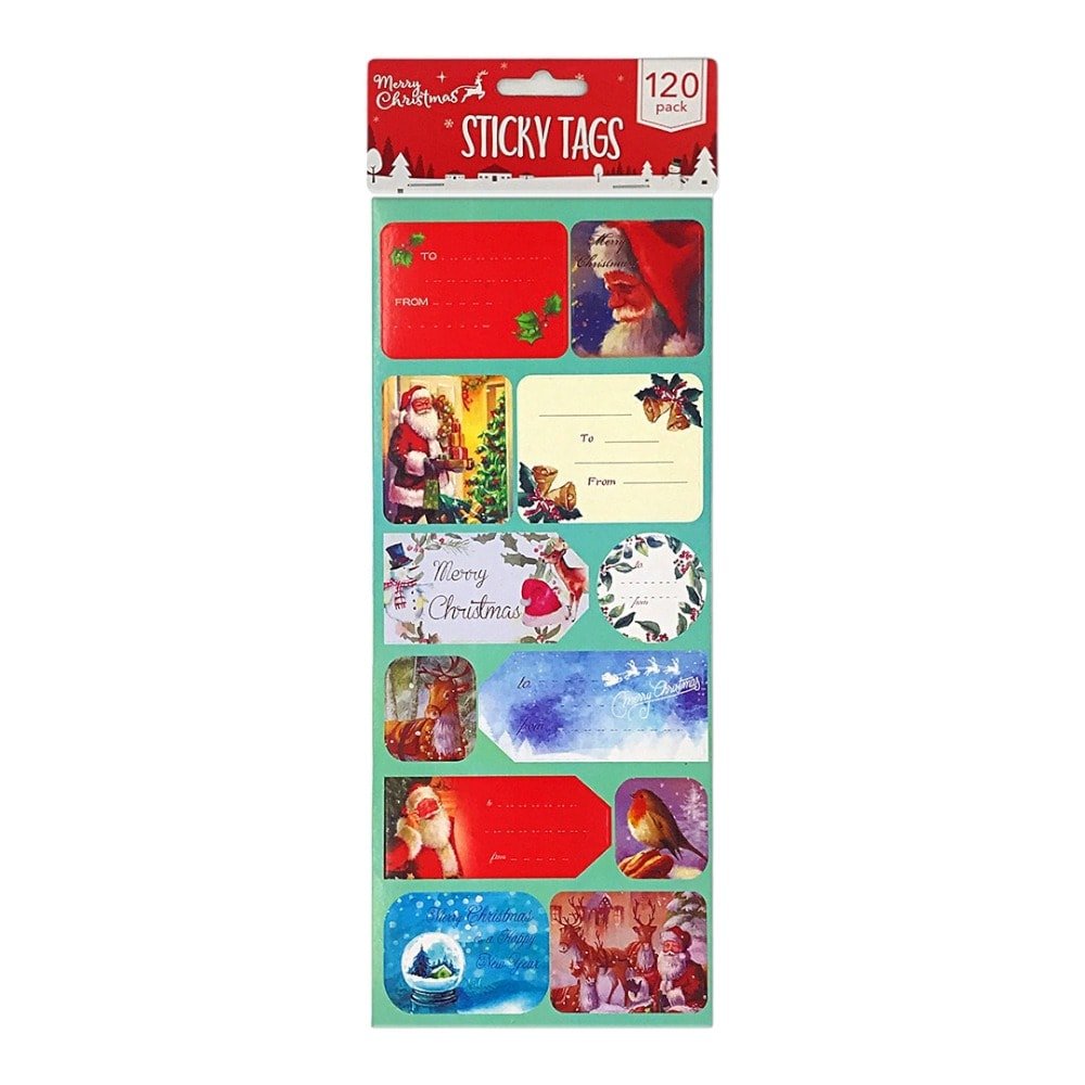 Pachet stickere Crăciun2 (set 120 buc) - CraftUp