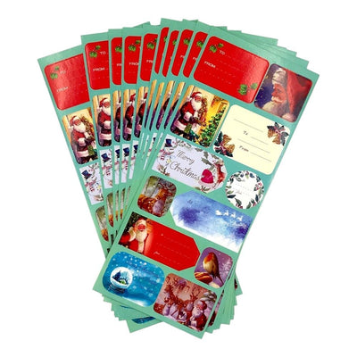 Pachet stickere Crăciun2 (set 120 buc) - CraftUp