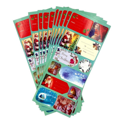 Pachet stickere Crăciun2 (set 120 buc) - CraftUp
