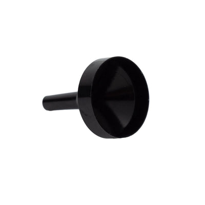 Pâlnie metalică pentru recipiente mici - Negru (set 10 buc) - CraftUp