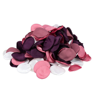 Petale textură mătase - model 1 nuanțe de Mov (set 200 buc) - CraftUp