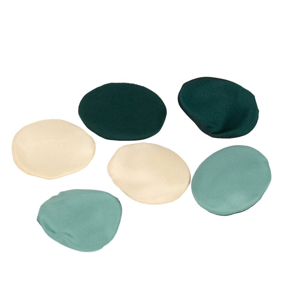 Petale textură mătase - model 2 nuanțe de Verde Închis (set 200 buc) - CraftUp