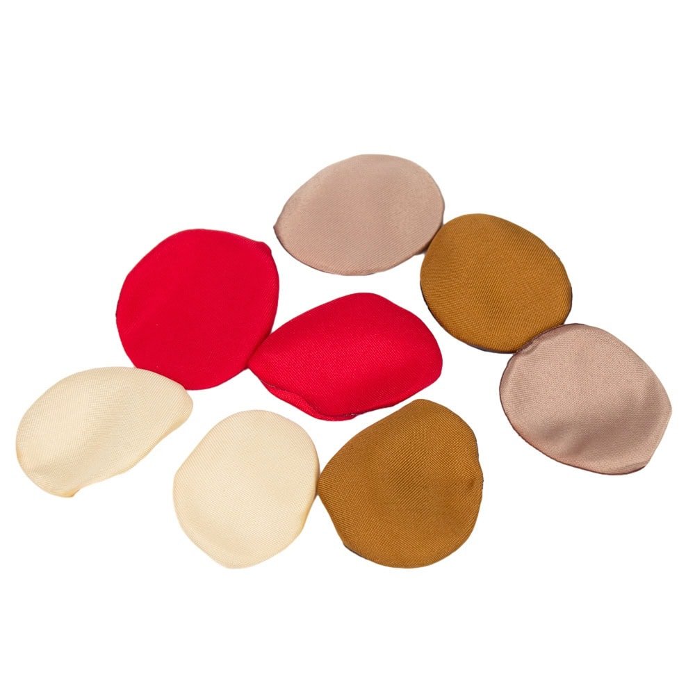 Petale textură mătase - model 3 nuanțe de Roșu Închis (set 200 buc) - CraftUp