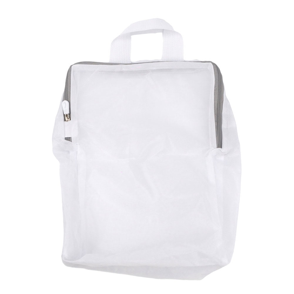 Plase de rufe cu mâner și fermoar - alb (set 10 buc) - 20x30x8cm - CraftUp