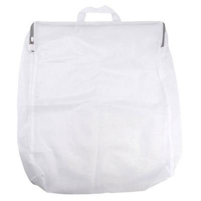 Plase de rufe cu mâner și fermoar - alb (set 10 buc) - 40x50x10cm - CraftUp