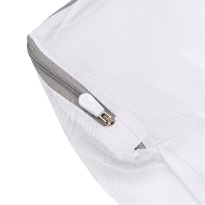 Plase de rufe cu mâner și fermoar - alb (set 10 buc) - 40x50x10cm - CraftUp