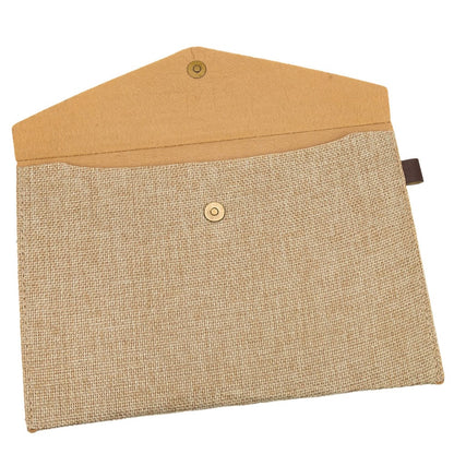 Plic textil cu capsă magnetică - bej - CraftUp