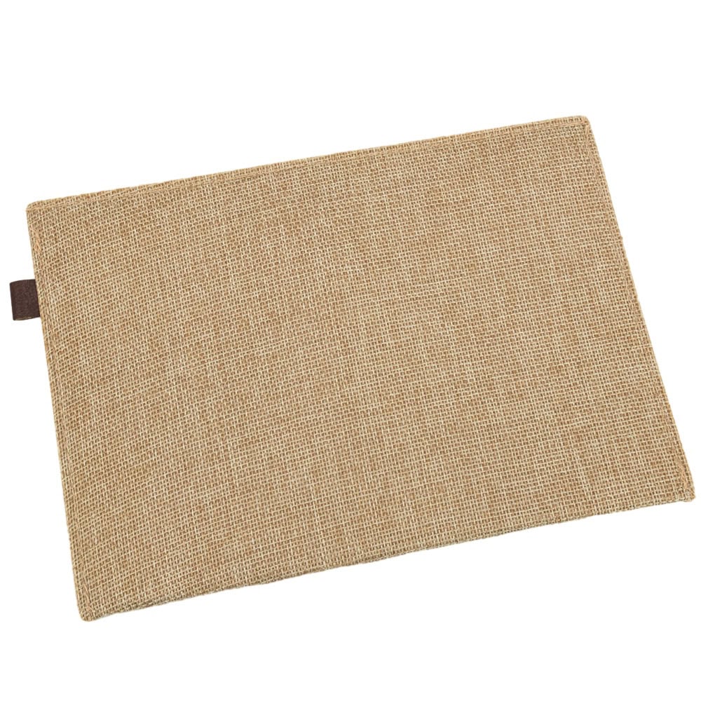 Plic textil cu capsă magnetică - bej - CraftUp