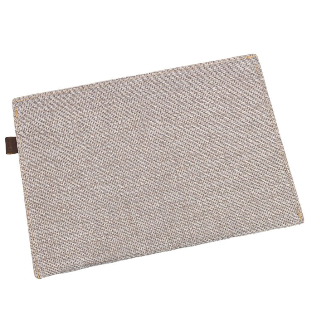 Plic textil cu capsă magnetică - gri - CraftUp