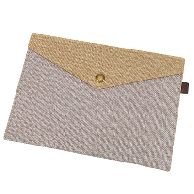 Plic textil cu capsă magnetică - gri - CraftUp